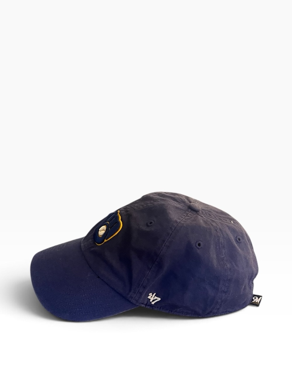 VTG RETRO MILWAUKEE BREWERS "BALL-IN-GLOVE" DAD HAT - Picture 3 of 5